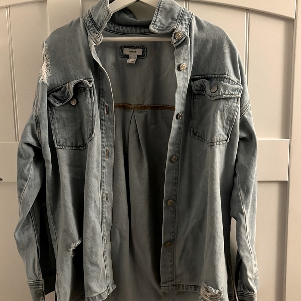Blue jean jacket from forever 21
